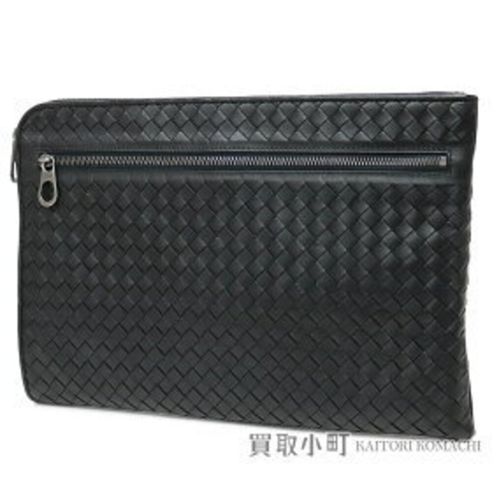 Bottega Veneta Nero Black Intrecciato Document Calfskin bag Shoulder BV